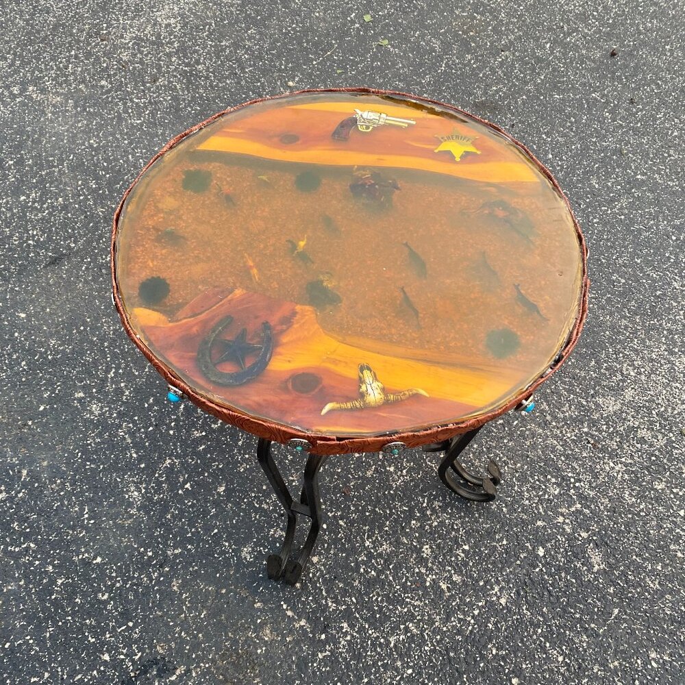 Cowboy Whiskey Table